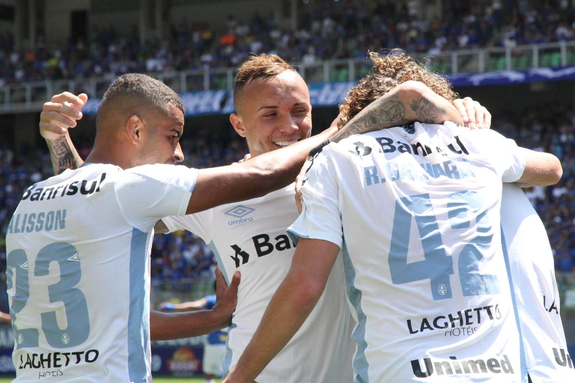 4 a 1 do grêmio sobre o cruzeiro