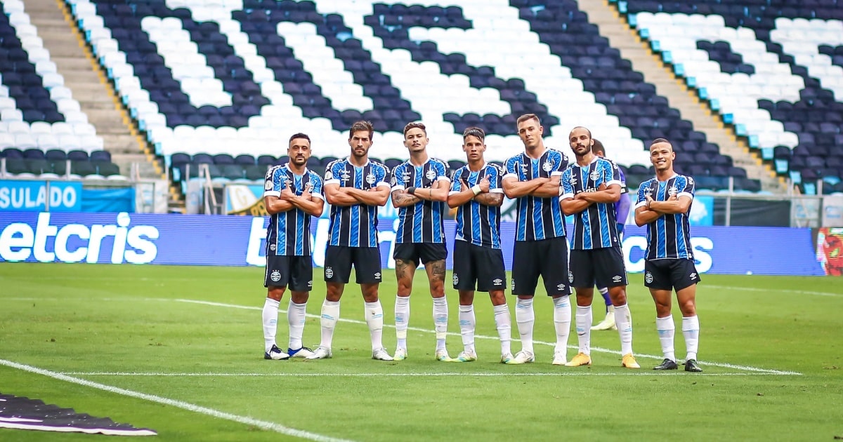 uniformes de Grêmio x Santos