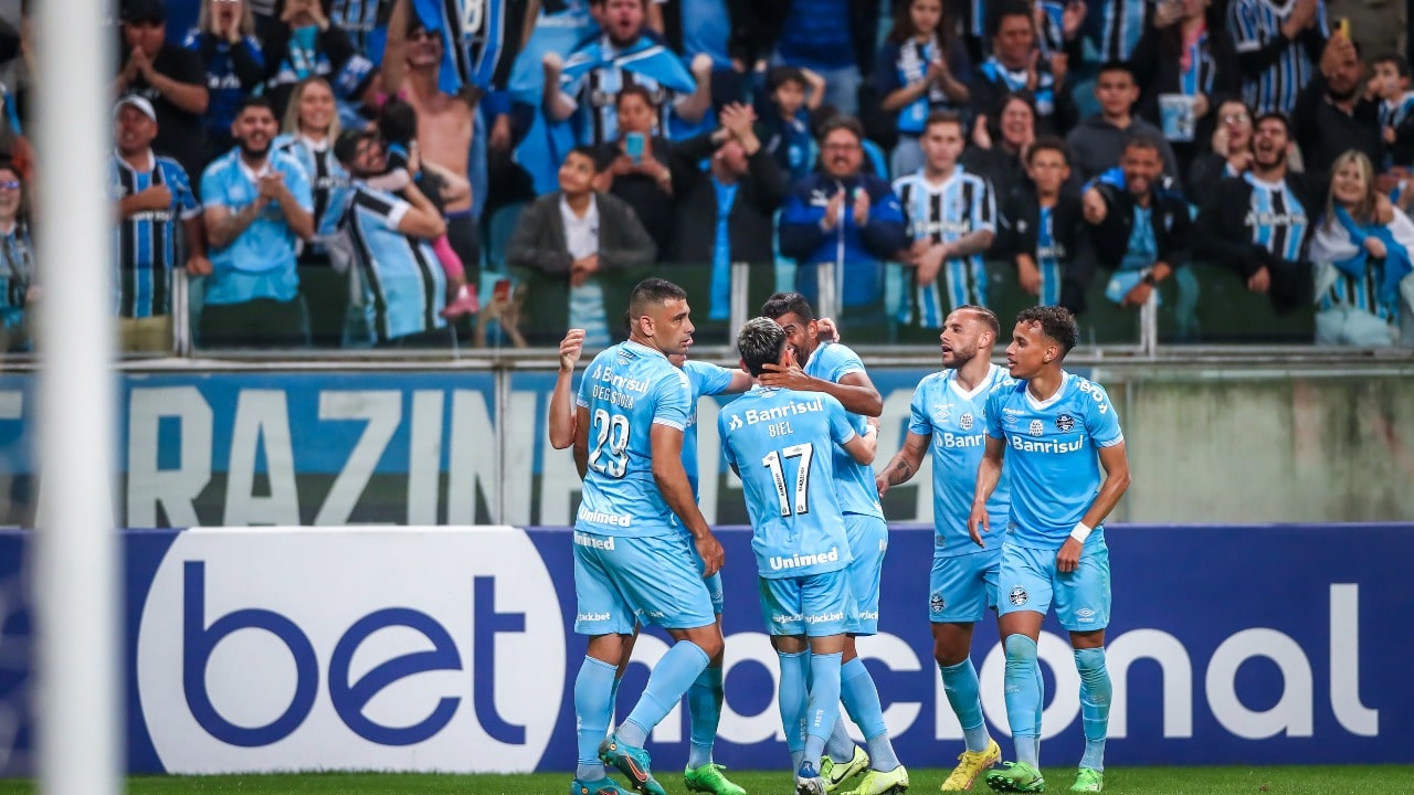 Jogadores do Grêmio