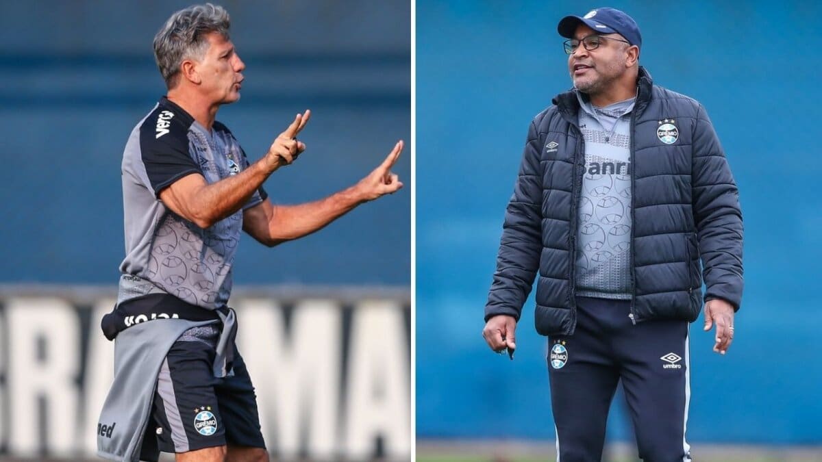 Grêmio Renato Portaluppi e Roger Machado