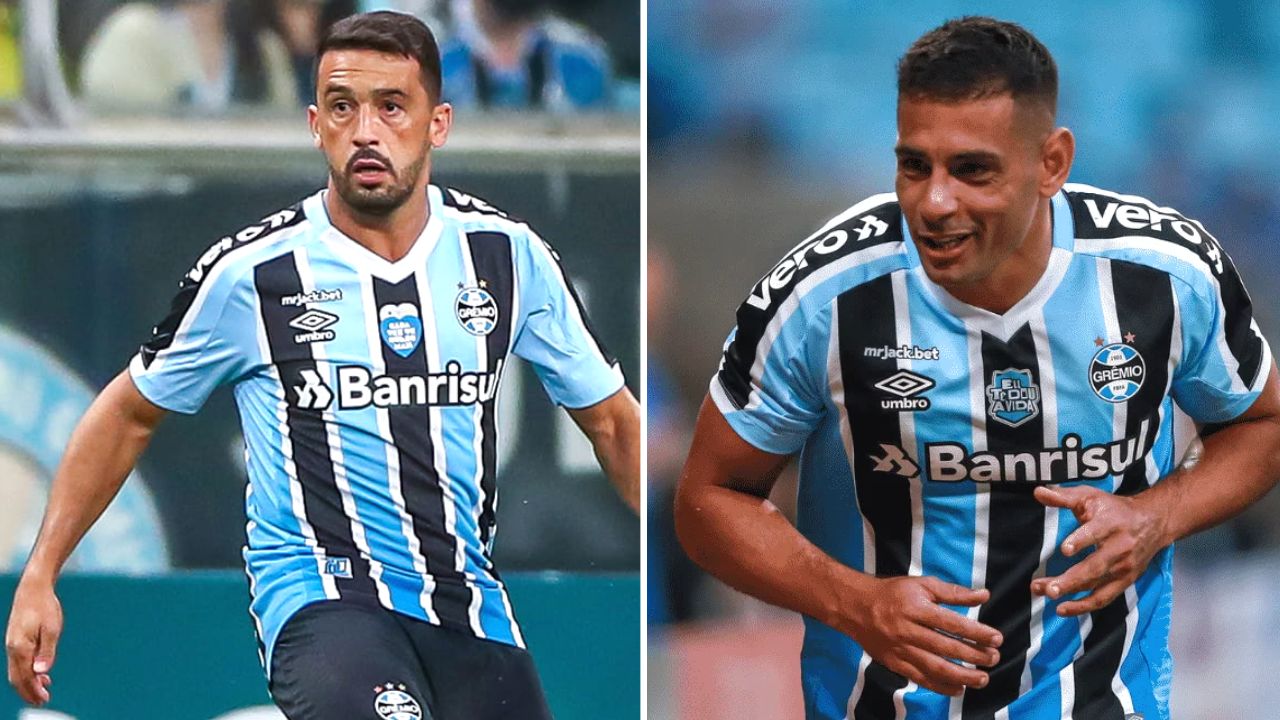 Diego Souza e Edilson Grêmio