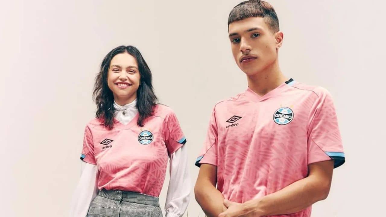 Grêmio camisa do Outubro Rosa