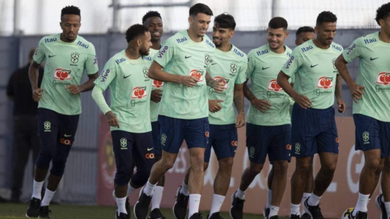 Treino da Seleção Brasileira