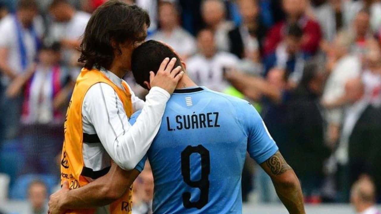 Copa do Mundo Uruguai Suarez e Cavani