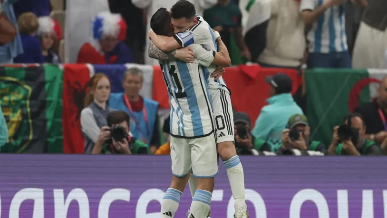 Copa do Mundo - Messi e Di Maria