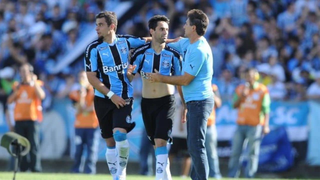 Grêmio x Botafogo André Lima e Jonas