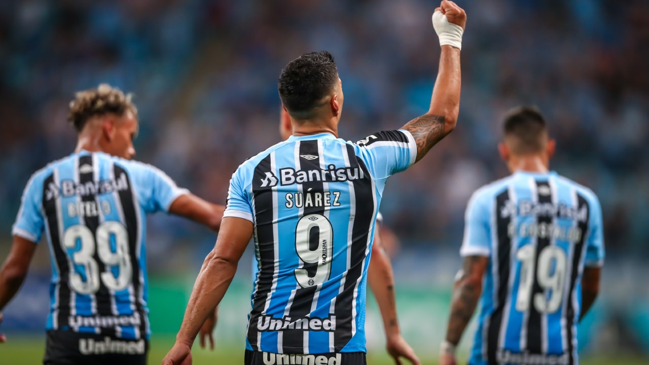 Suárez gol Grêmio