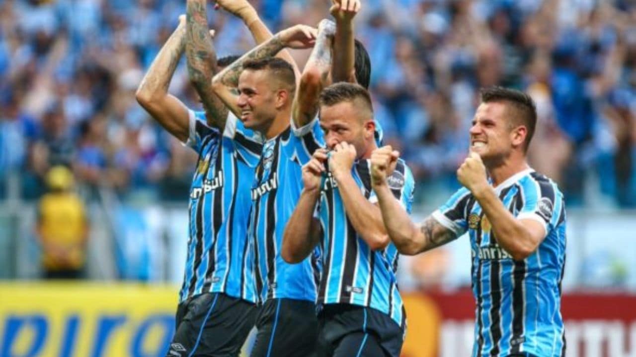 Grêmio Luan, Arthur e Ramiro