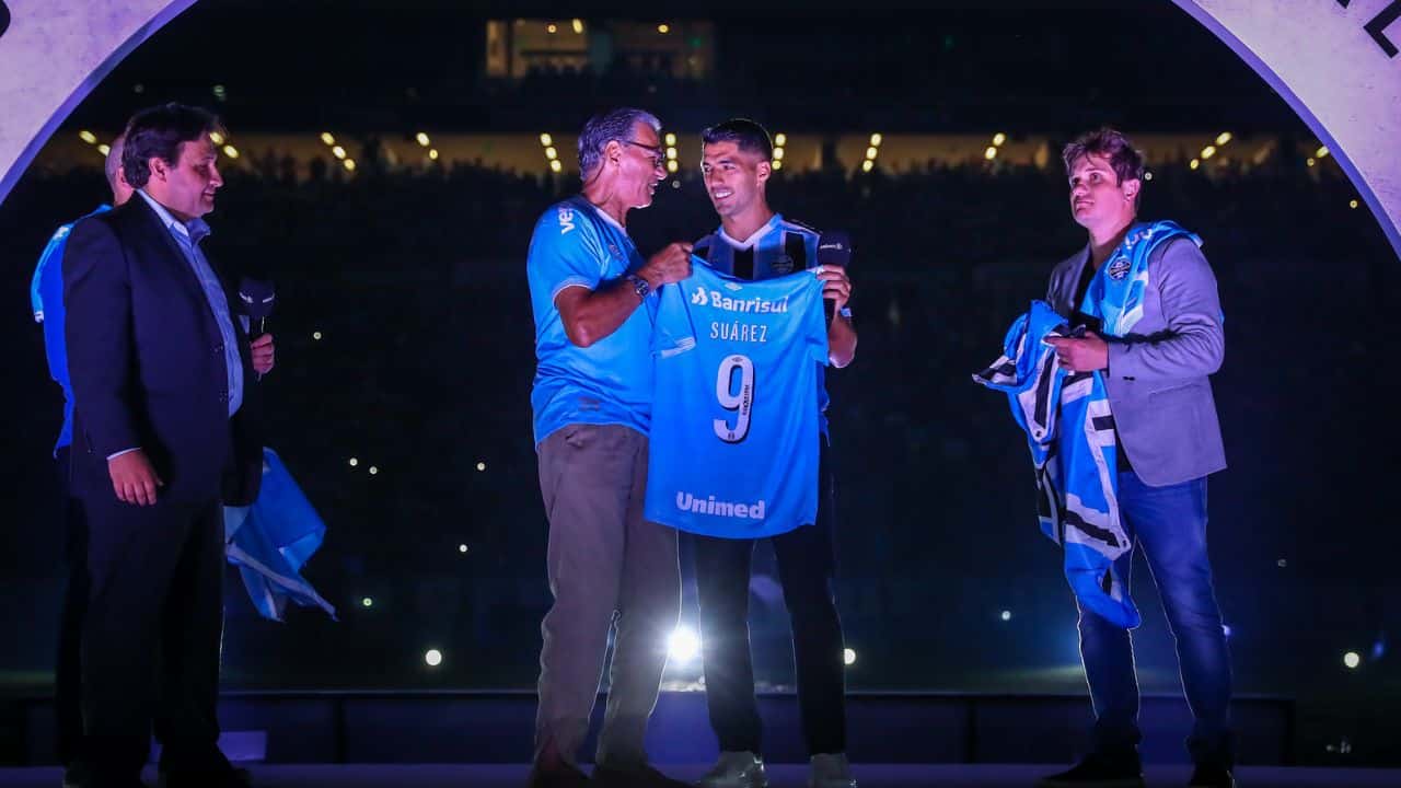 Apresentação Suárez - Grêmio