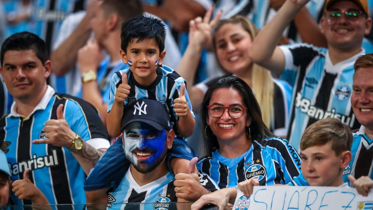 Torcida na Arena do Grêmio