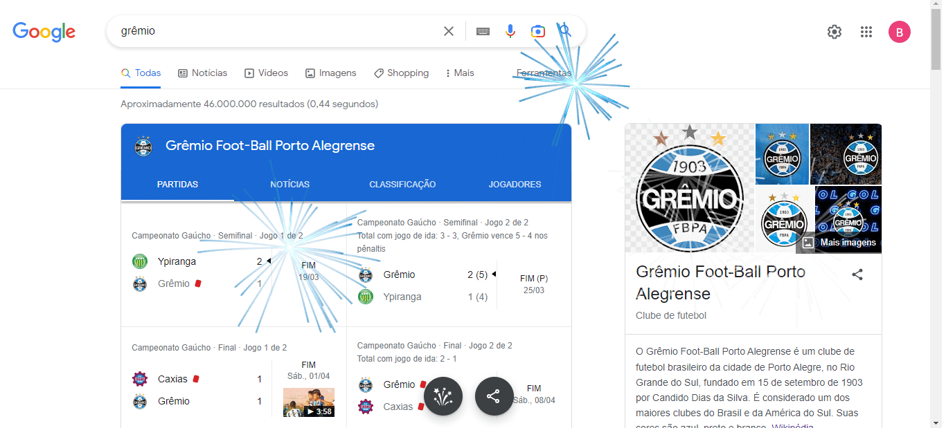 Grêmio Google