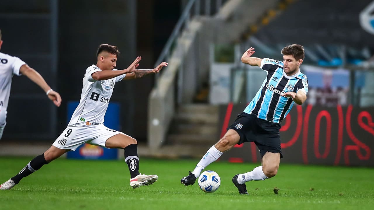 Grêmio-Santos-Brasileirão Grêmio x Santos