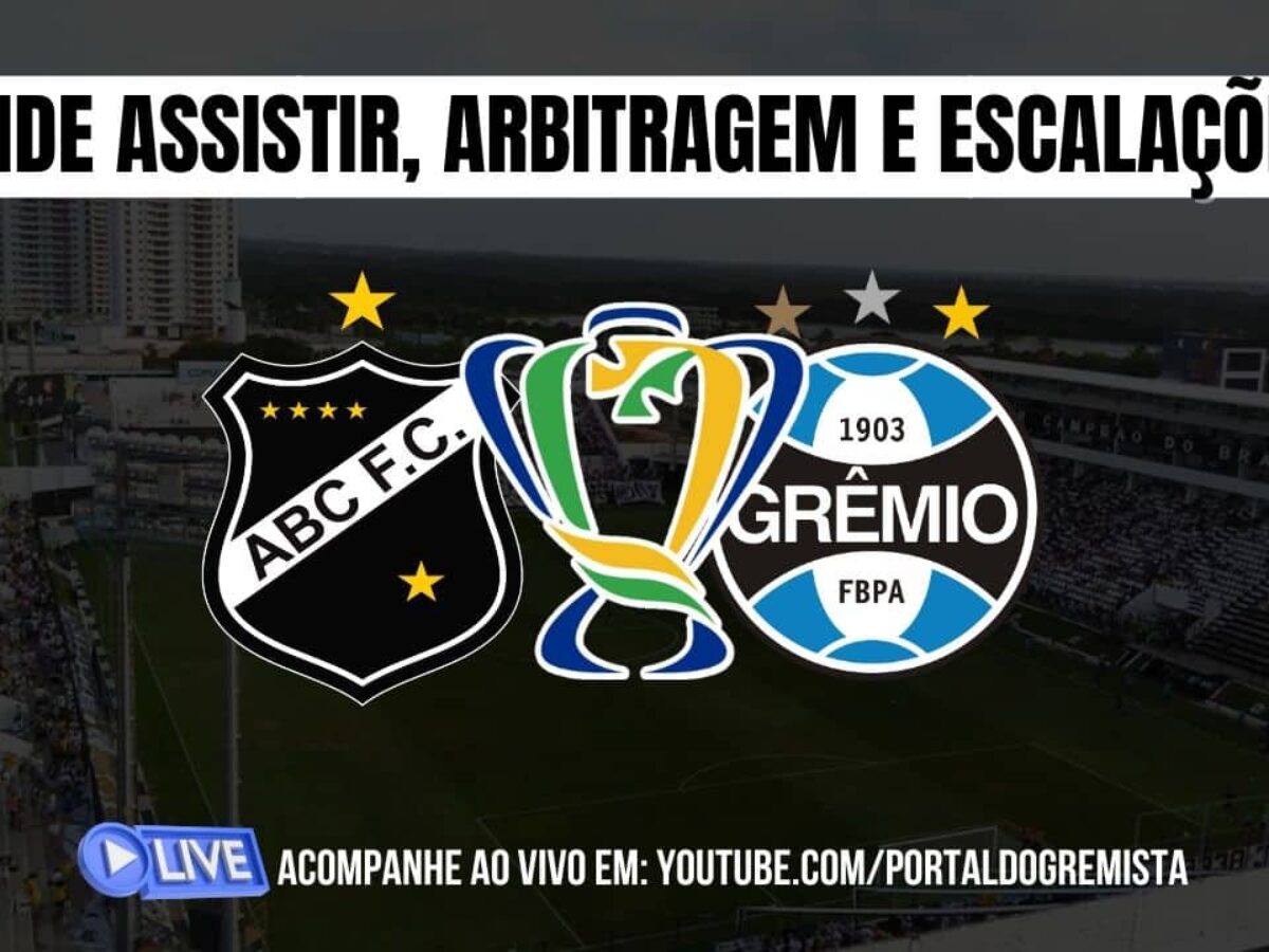 ABC X GRÊMIO AO VIVO - COPA DO BRASIL 2023 AO VIVO 