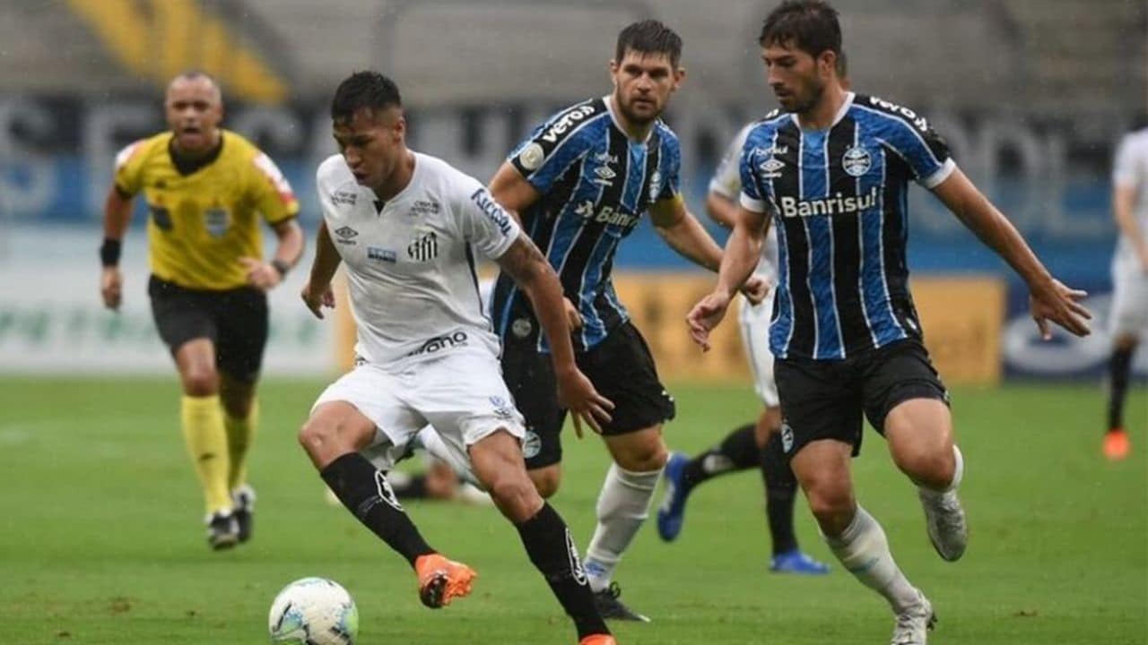 Grêmio x Santos Arbitragem Brasileirão