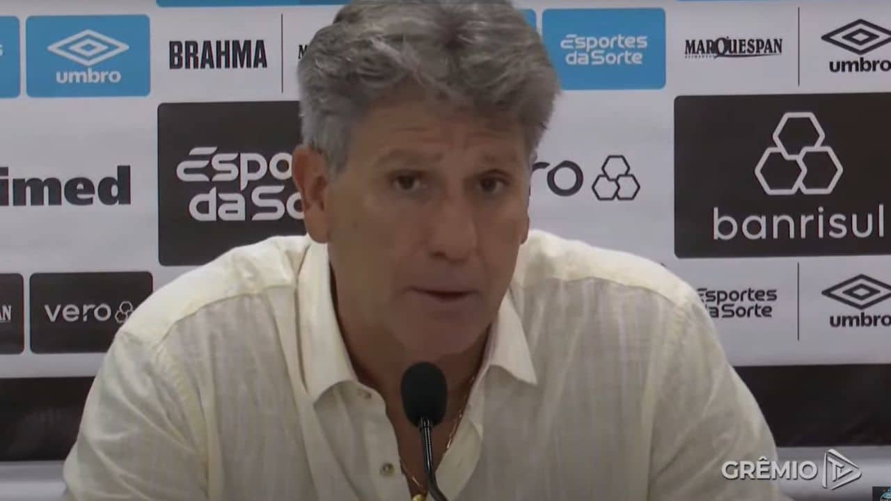 Renato Portaluppi Grêmio Adriel
