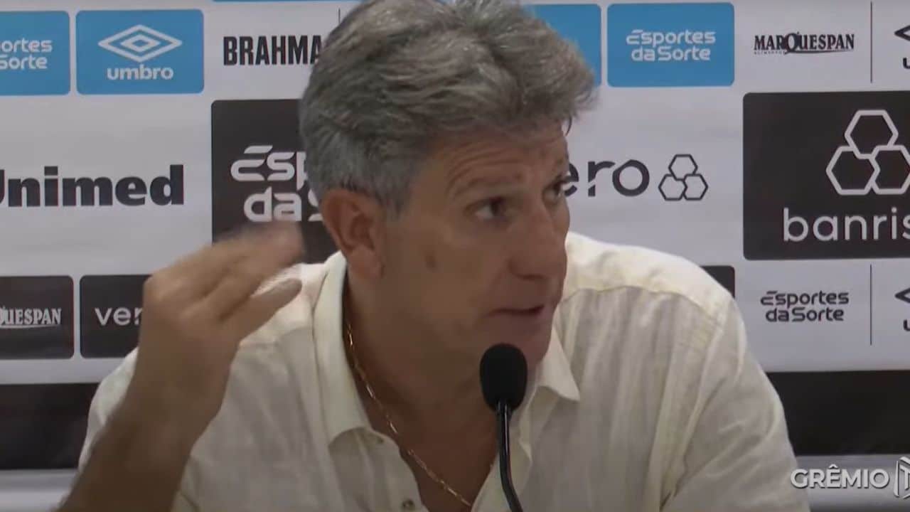 Renato Portaluppi Grêmio Adriel