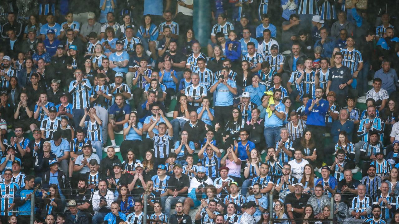 Torcida do Grêmio é a mais fiel do Sul