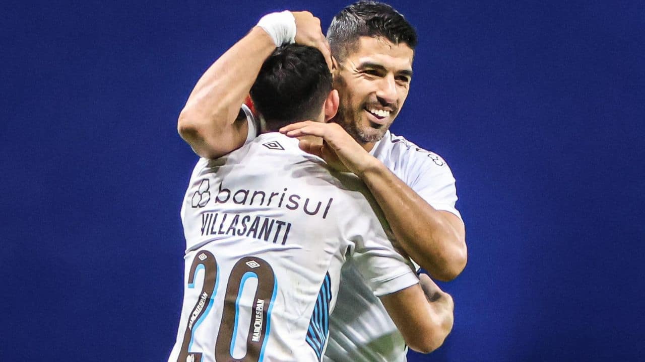 Cruzeiro x Grêmio Copa do Brasil 2023 Villasanti e Luis Suárez