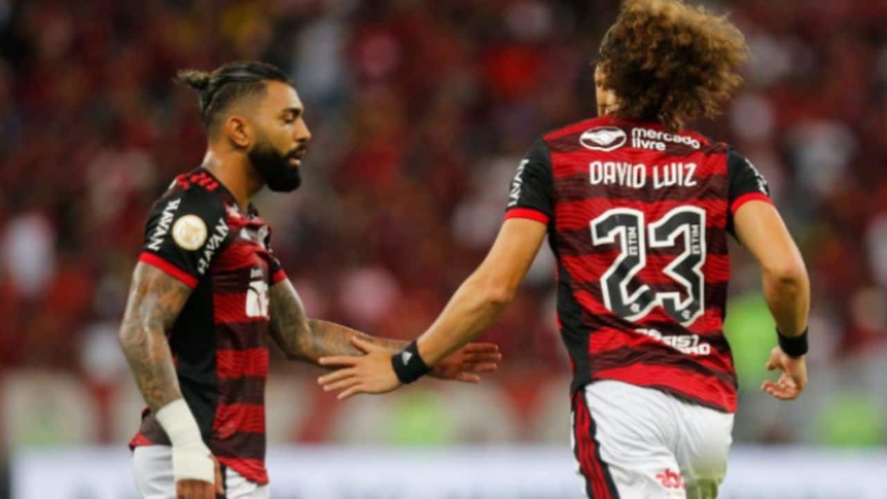 Flamengo Gabigol e David Luiz