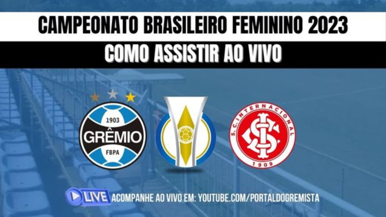 TRANSMISSÃO GRENAL AO VIVO HOJE (21/04): Assista GRÊMIO X INTER pelo  BRASILEIRÃO