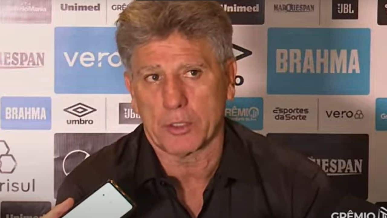 Renato Portaluppi coletiva Cruzeiro x Grêmio Copa do Brasil 2023