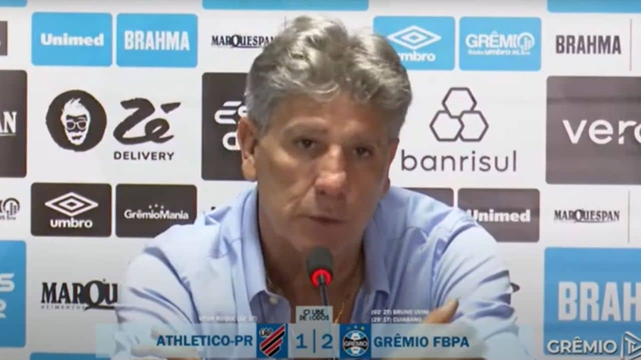 Renato Portaluppi Athletico-PR x Grêmio