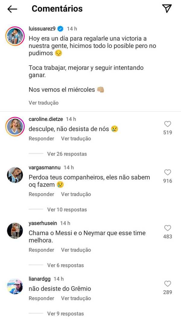 suarez-instragram-torcida-do-gremio