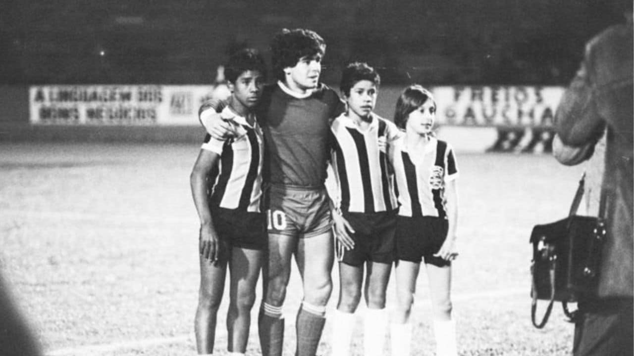 Grêmio e Maradona amistoso