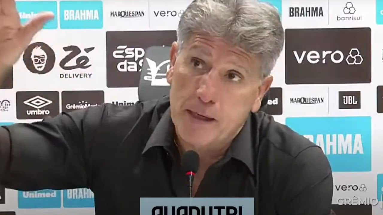 Renato Portaluppi coletiva após Flamengo x Grêmio pelo Brasileirão 2023