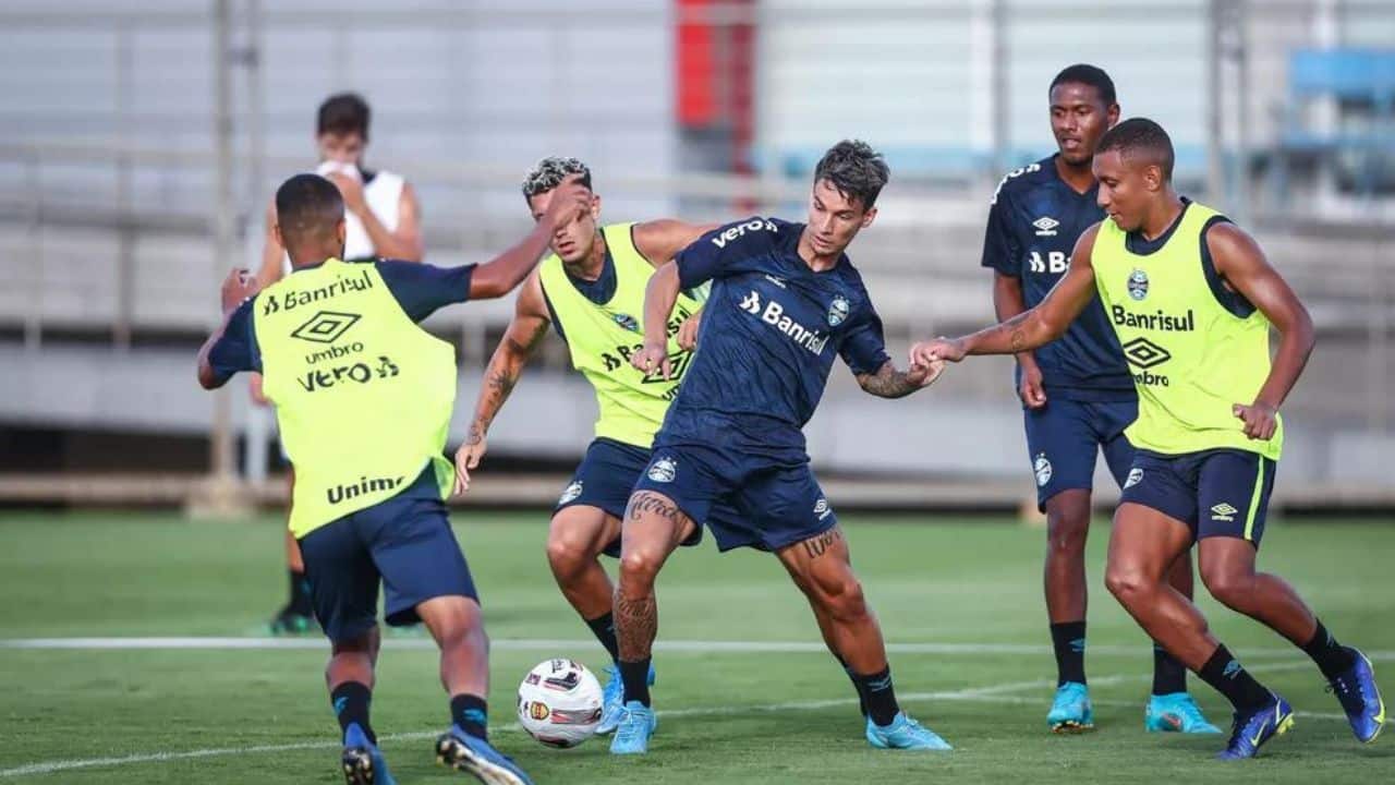 Ferreirinha treino do Grêmio