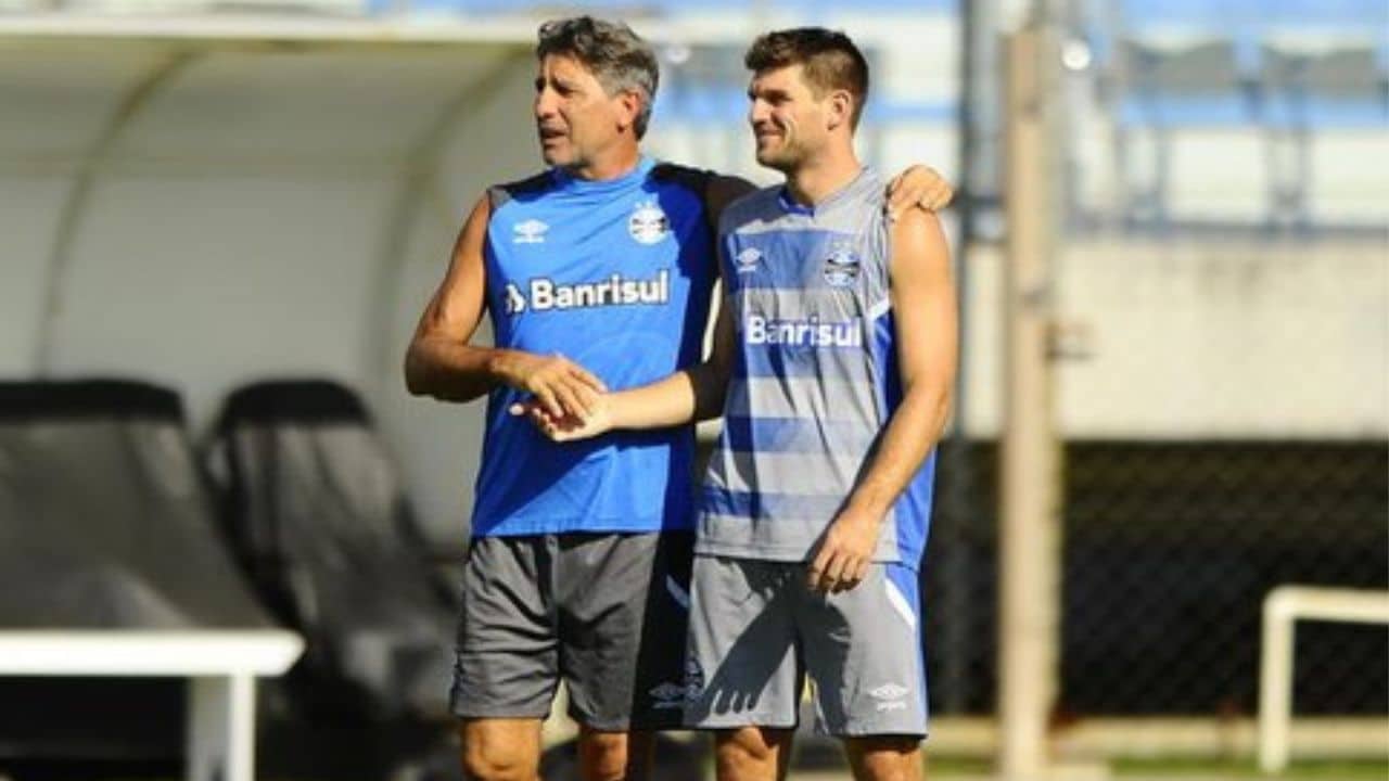 Renato Portaluppi e Walter Kannemann Grêmio