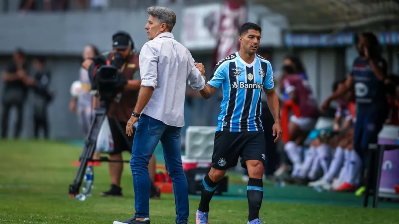 Luis Suárez Renato Portaluppi Grêmio