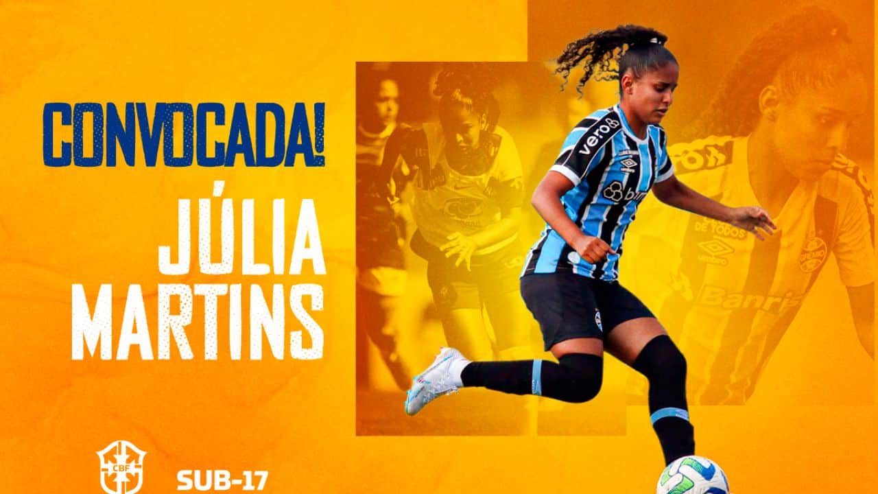 Júlia Martins Grêmio Seleção Brasileira