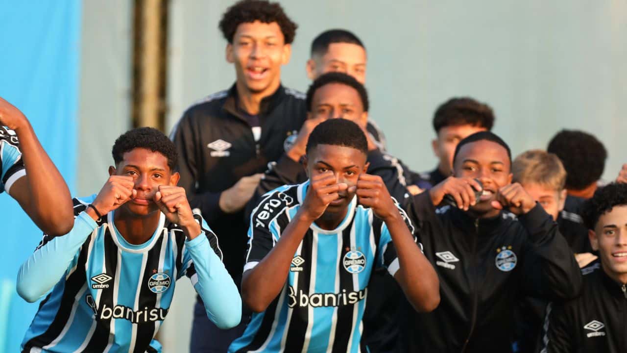 GRÊMIO 0 X 3 SÃO PAULO, GOLS, 2ª RODADA BRASILEIRÃO SUB-17