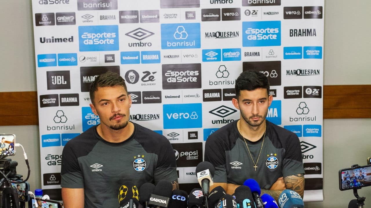 Gabriel Grando e Villasanti - Grêmio