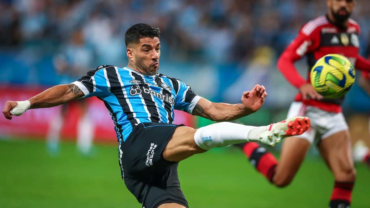 Suárez contra o flamengo 