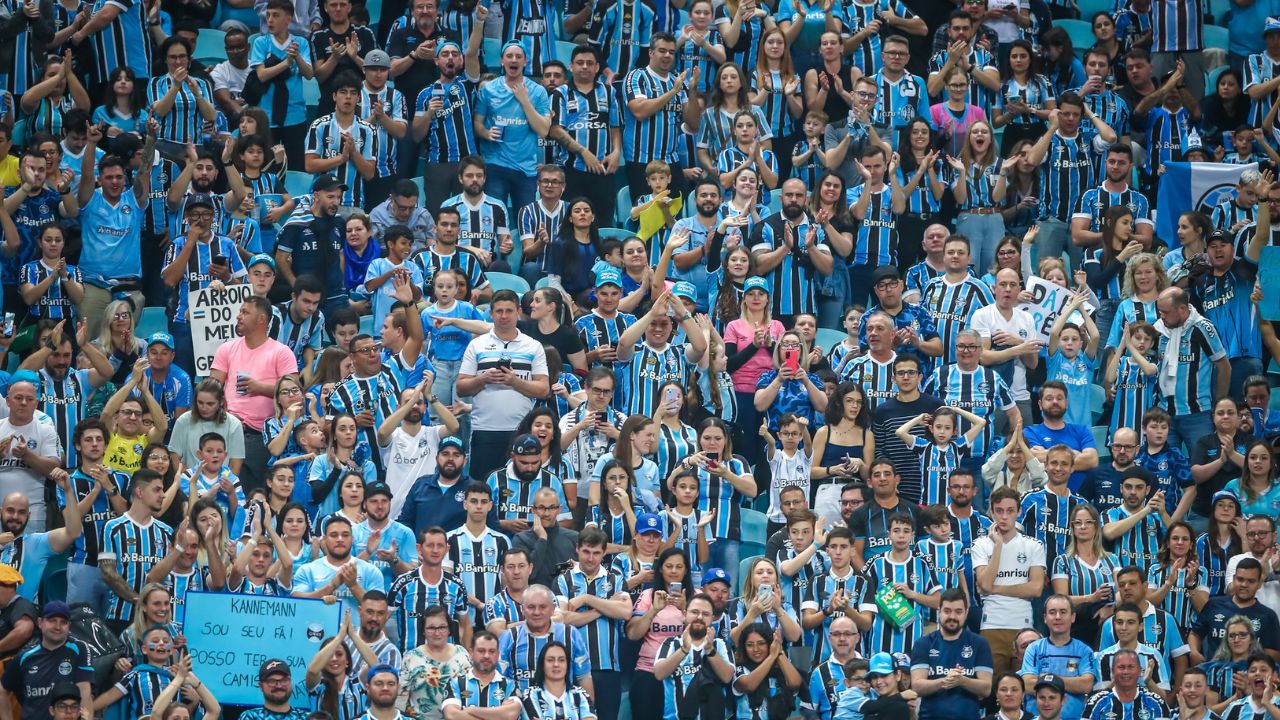 Torcida Arena Grêmio x Cruzeiro