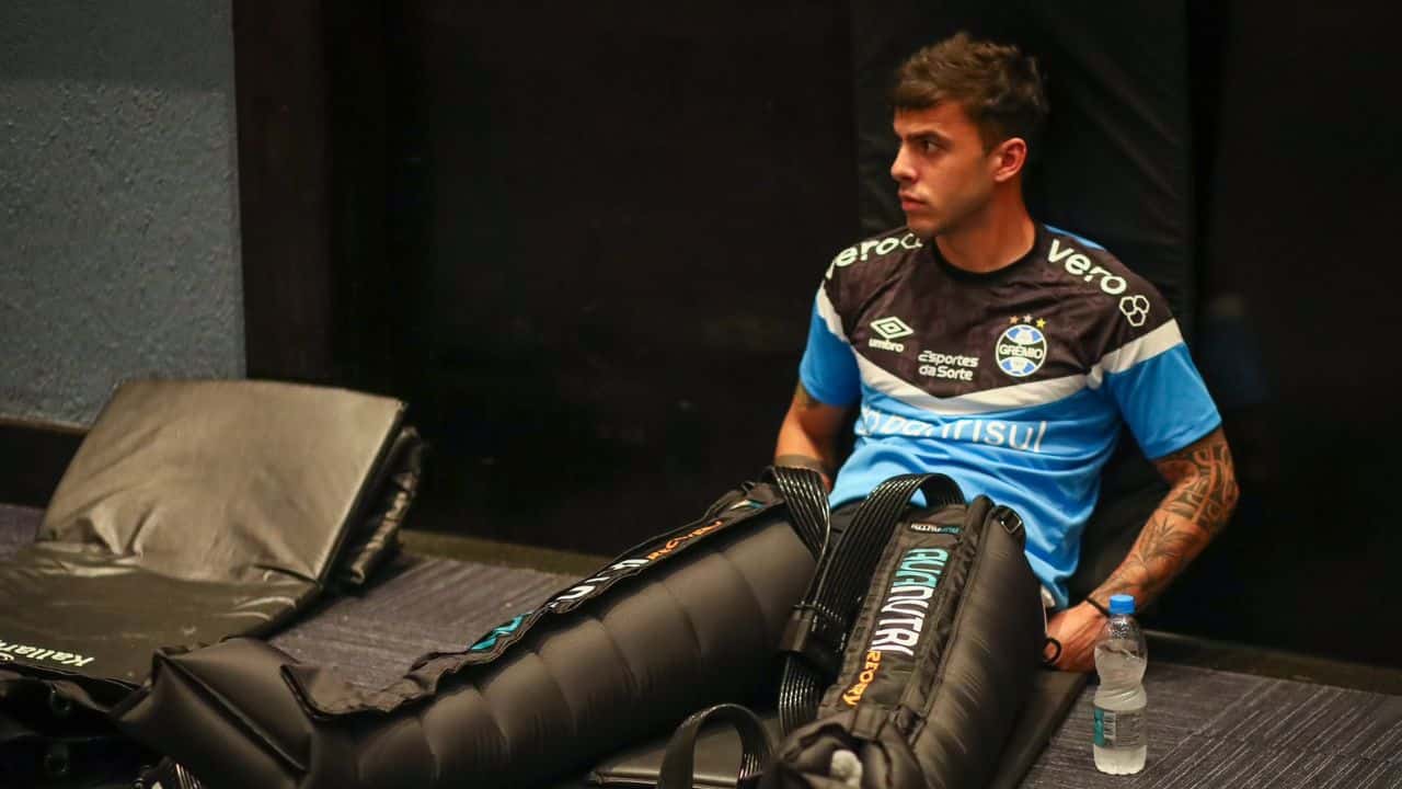 Preparação Grêmio Santos Campeonato Brasileiro