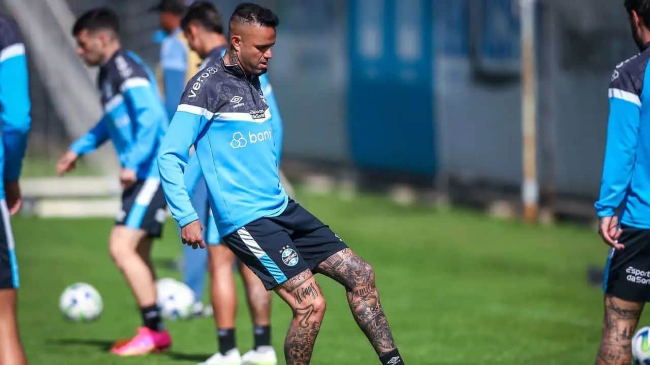 Luan Treinamento Corinthians x Grêmio