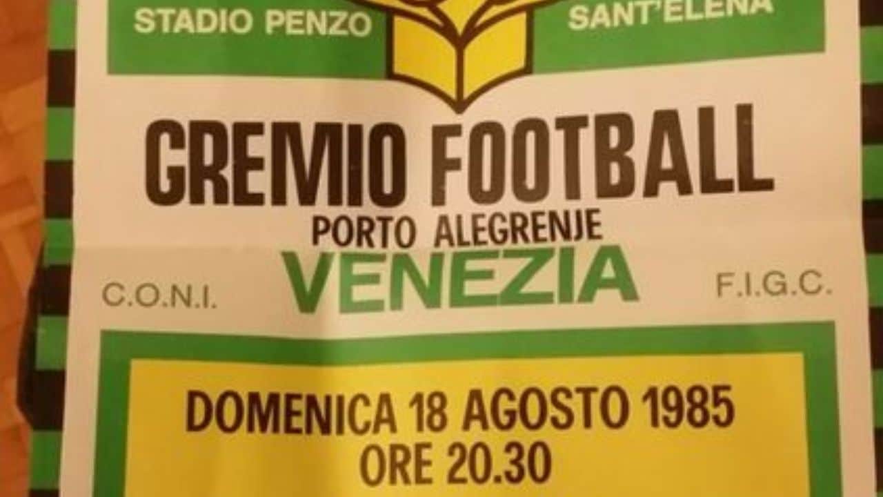 Há 38 anos, Grêmio goleava clube italiano por 11 a 0 