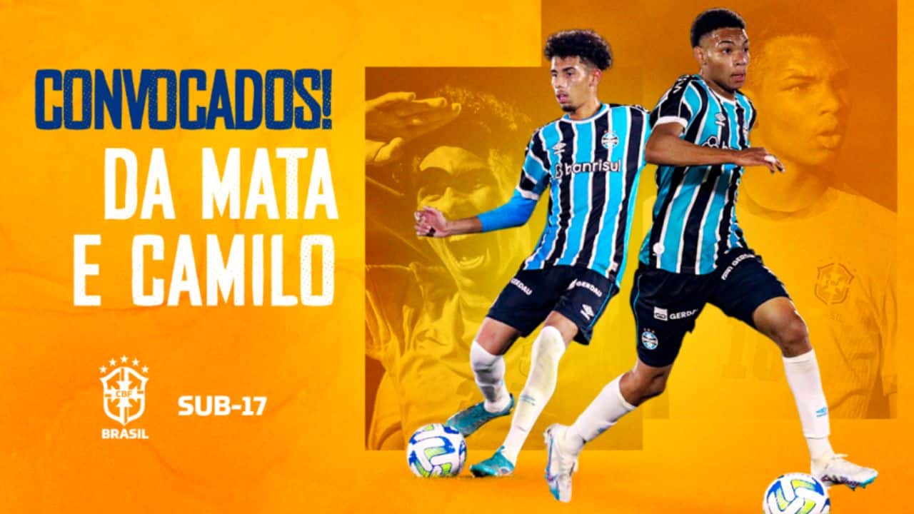 Da Mata Camilo Grêmio Seleção Brasileira Sub-17