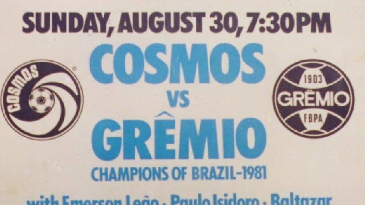 Grêmio NY Cosmos Amistoso 1981