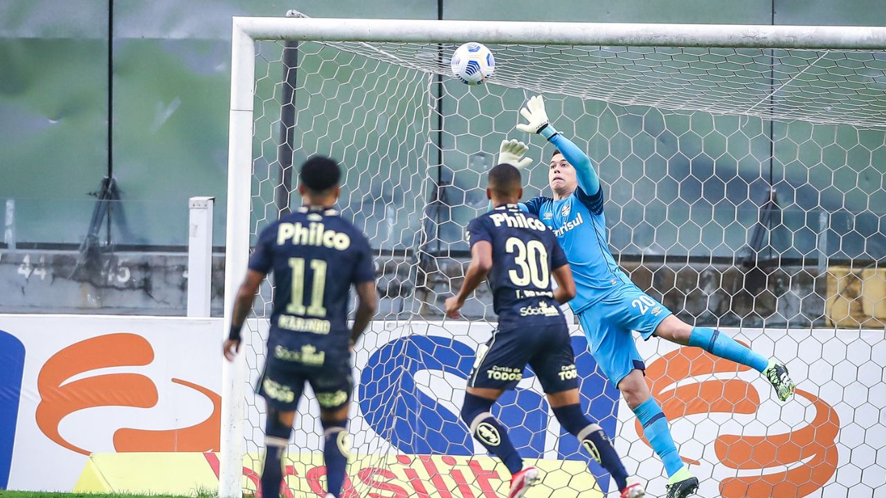 Santos x Grêmio - Campeonato Brasileiro 2021 - Brenno