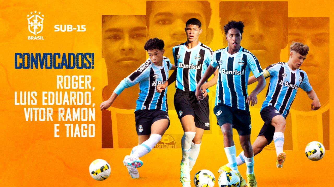 portaldogremista.com.br selecao brasileira de base contara com cinco prodigios do gremio saiba quem gremio selecao sub 15