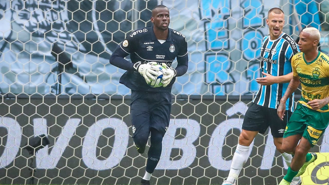 Caíque Goleiro - Grêmio x Cuiabá - Brasileirão 2023