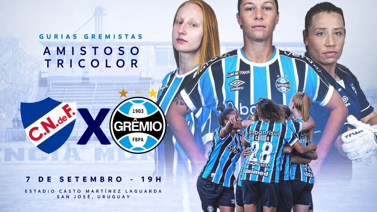 Grêmio x nacional gurias do Grêmio