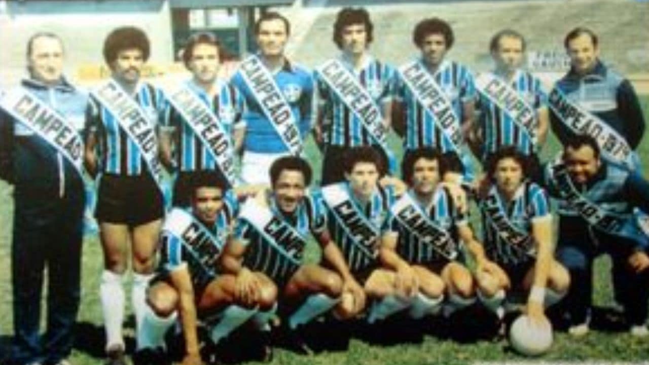 Grêmio Campeão do Gauchão 1979 diante do Brasil de Pelotas