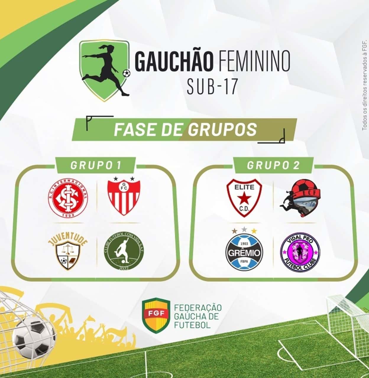 Jogo do Grêmio Hoje Gauchão Feminino Sub-17