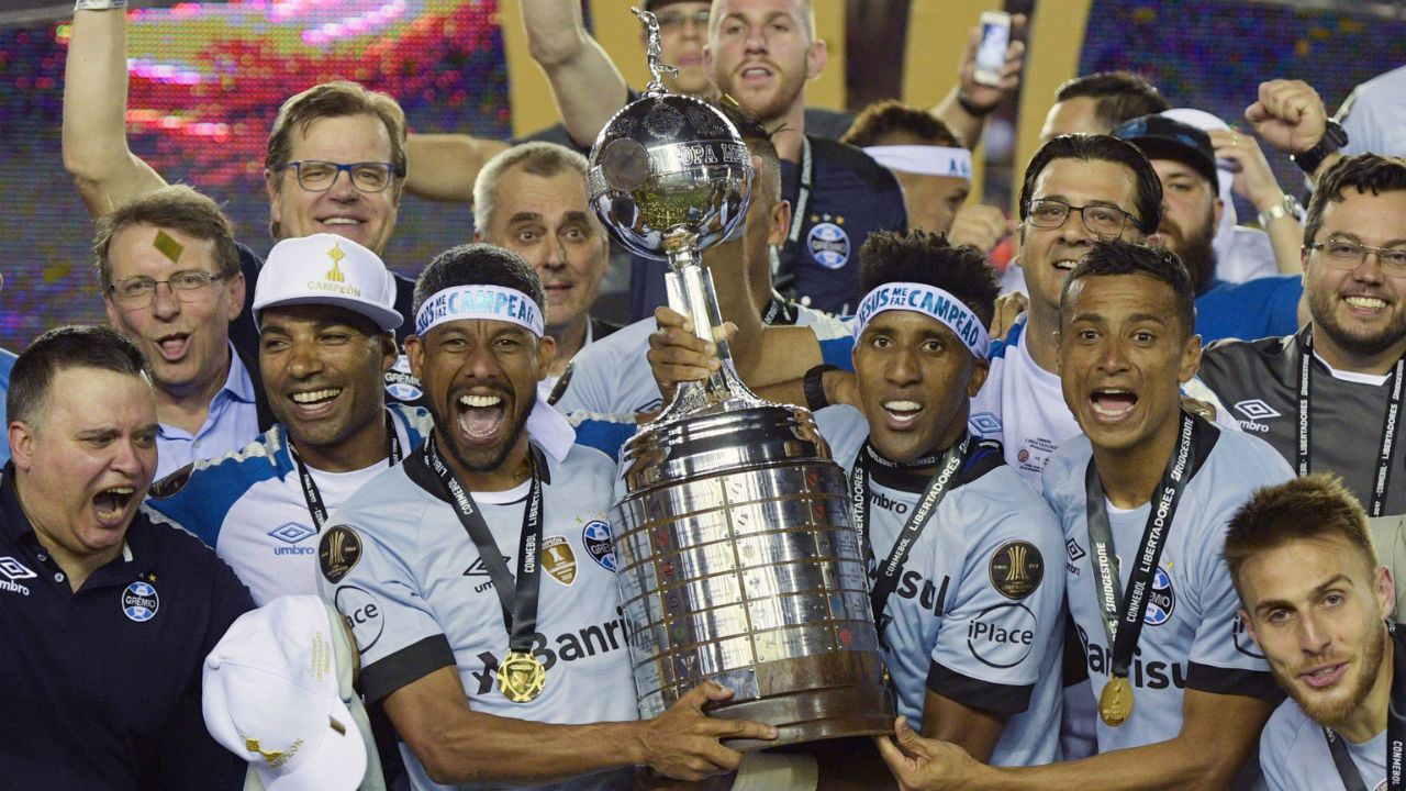Perfil oficial da Copa Libertadores exalta o Grêmio aniversário