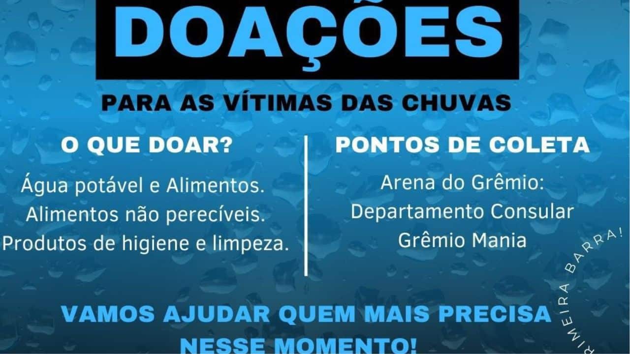 Solidariedade em jogo: Grêmio